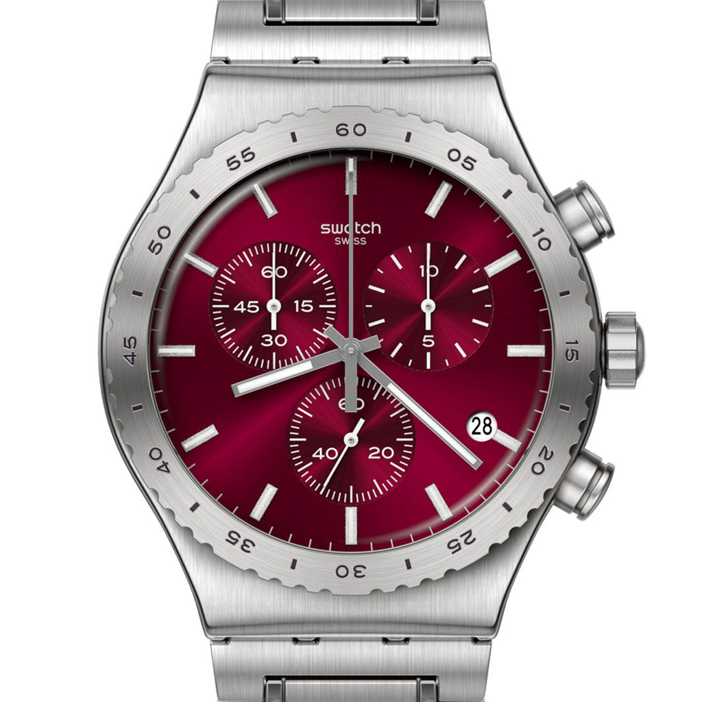 Swatch New Irony Chrono Purple Irony YVS499G
