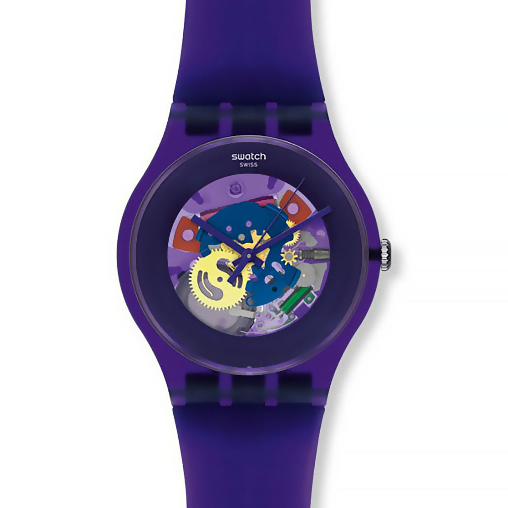Swatch New Gent PURPLE LACQUERED SUOV100