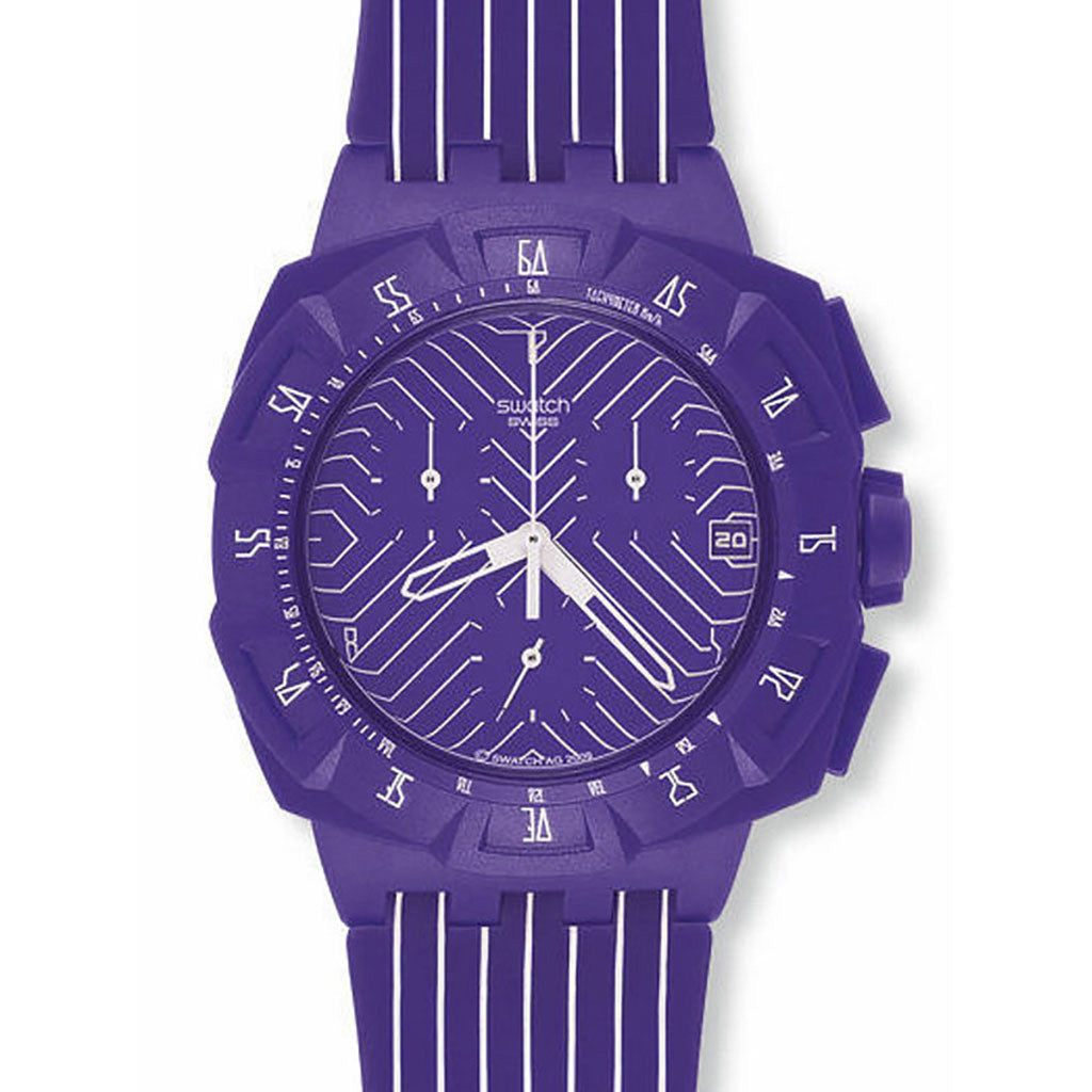 Swatch New Chrono Purple Run SUIV401