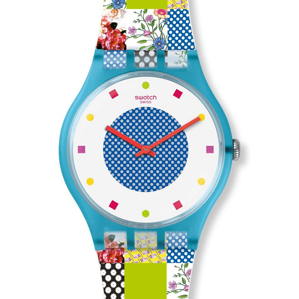 Swatch New Gent Quilted Time SUOS108