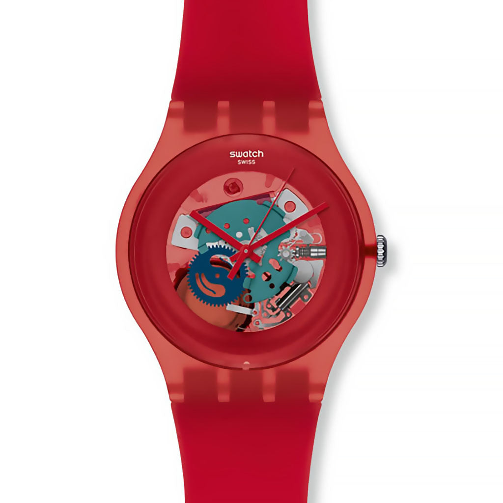 Swatch New Gent RED LACQUERED SUOR101