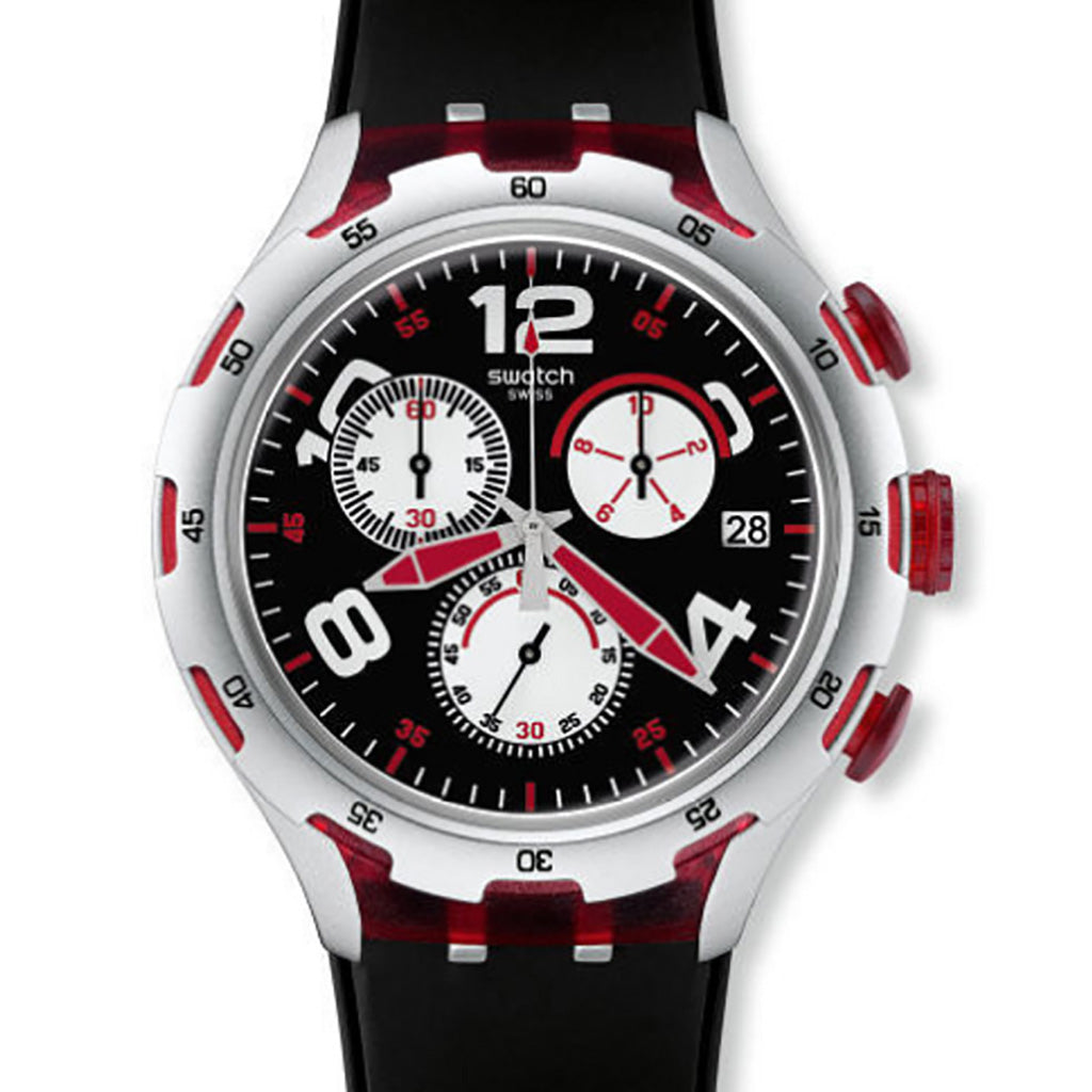 Swatch Irony XLite Chrono Red Wheel YYS4004