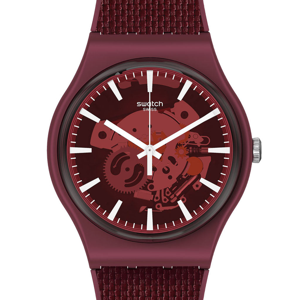Swatch New Gent RnW (Red and White) Pay! SVIR101-5300