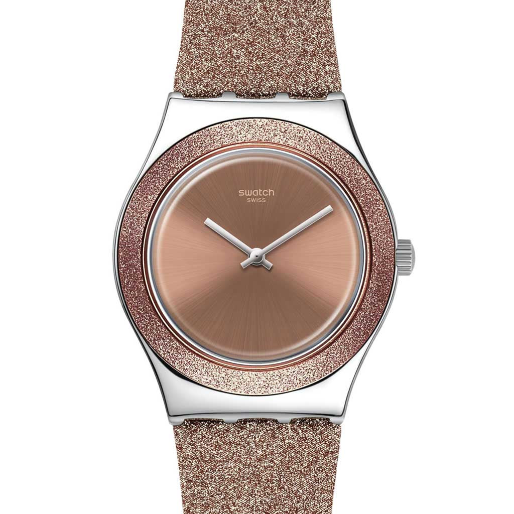 Swatch Irony Medium Rose Sparkle YLS220