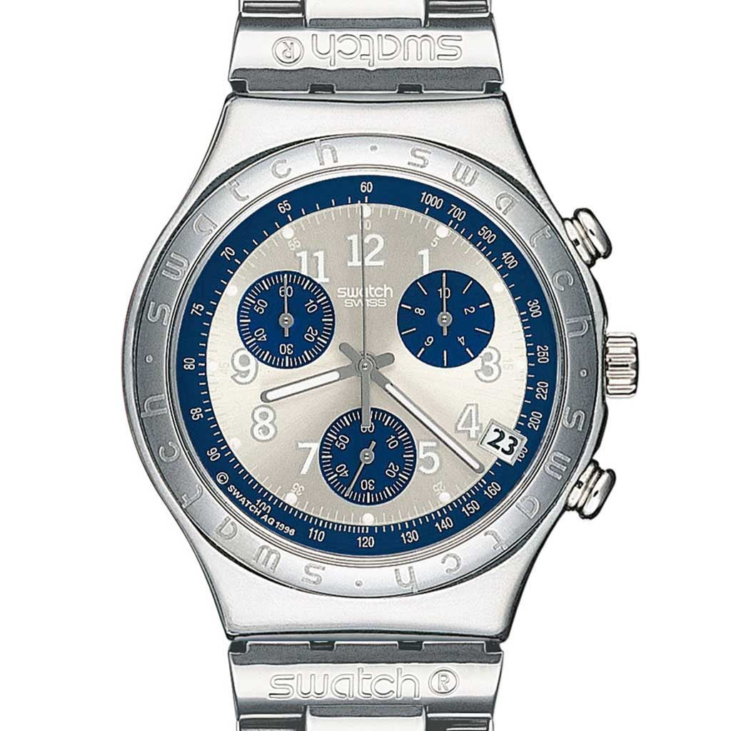 Swatch Irony Chrono Secret Agent Silver YCS407G