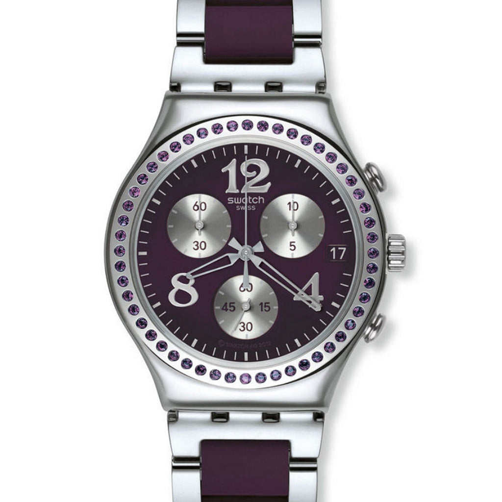 Swatch Irony Chrono Secret Thought Aubergine YCS573G