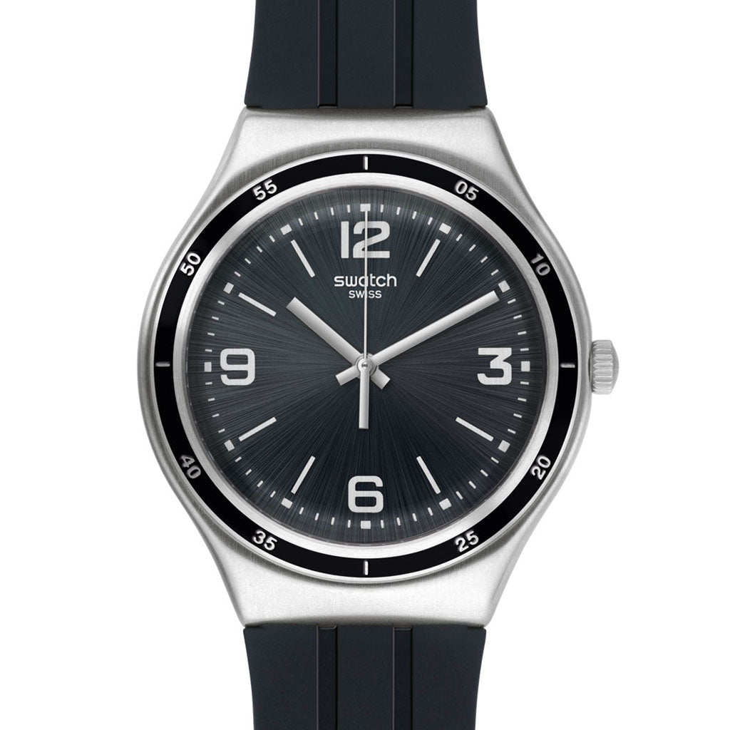 Swatch Irony Big SHINY BLACK YGS132