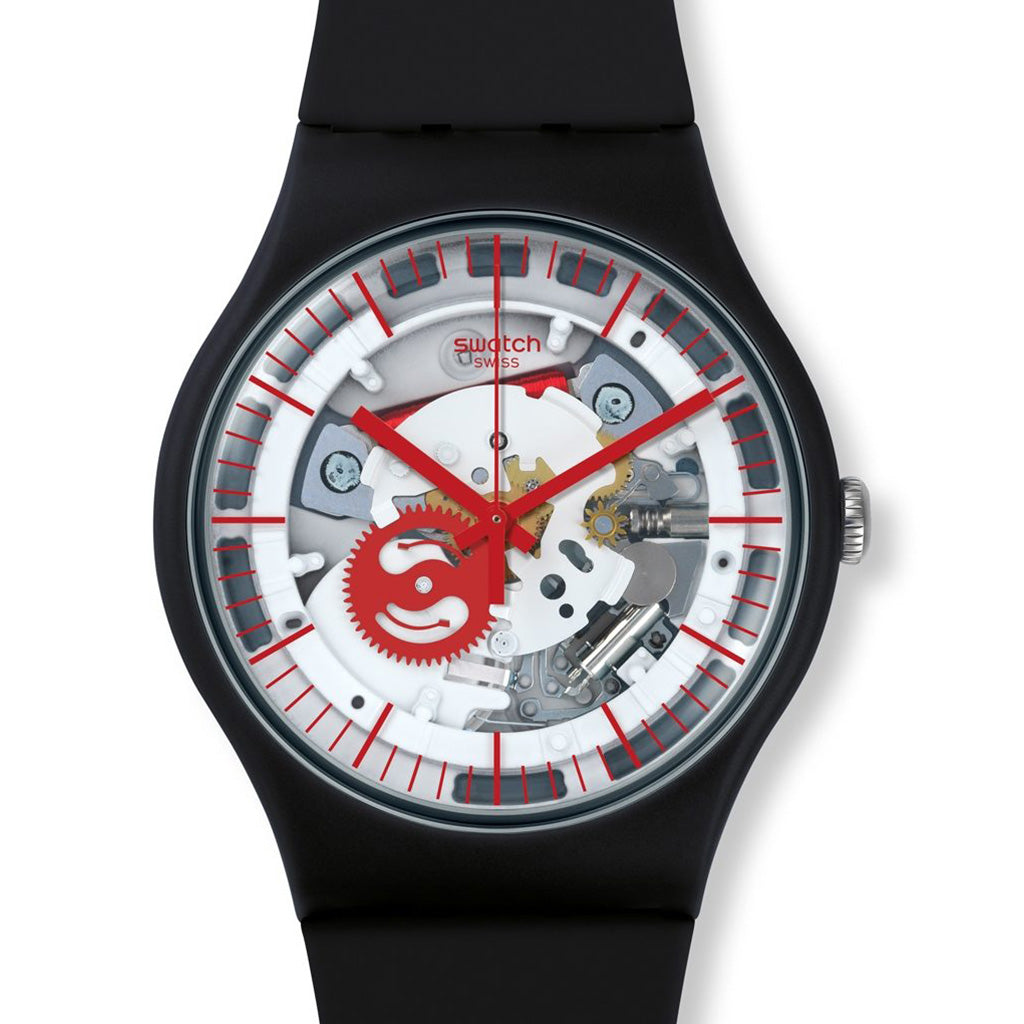 Swatch New Gent Siliblack SUOB153