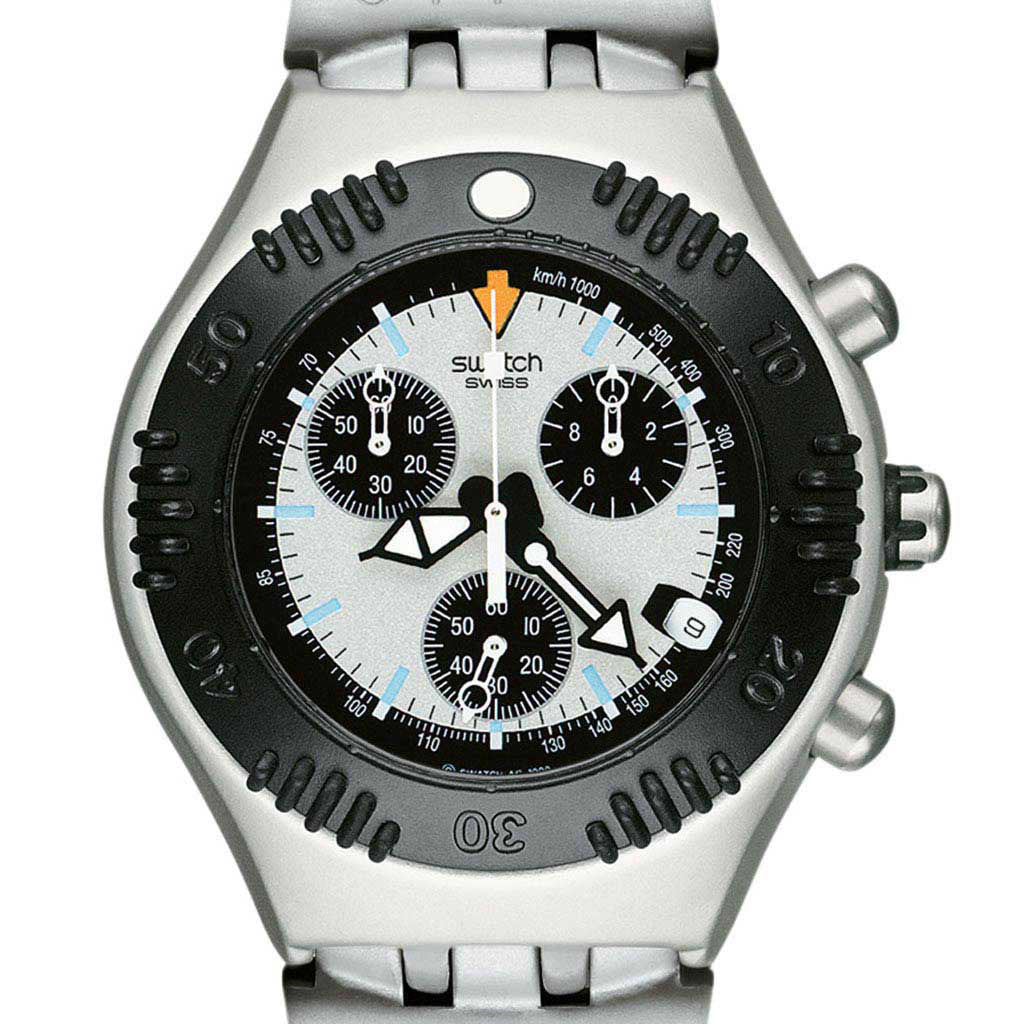 Swatch Irony Scuba 200 Chrono Sine Curve YBS4002AG