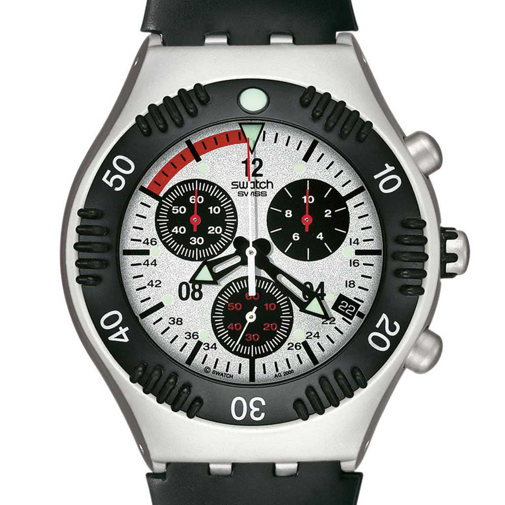 Swatch Irony Scuba 200 Chrono Spectre Rouge YBS4010