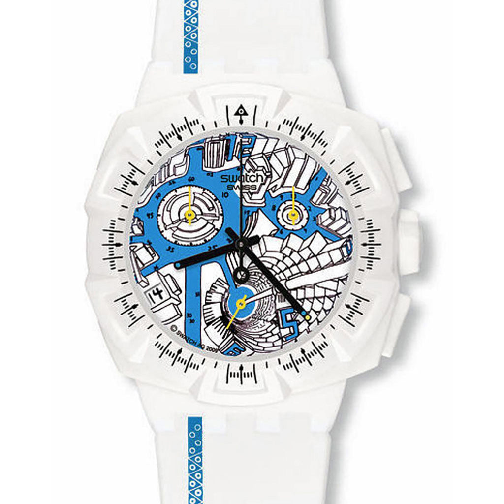 Swatch New Chrono Street Map Azure SUIW412