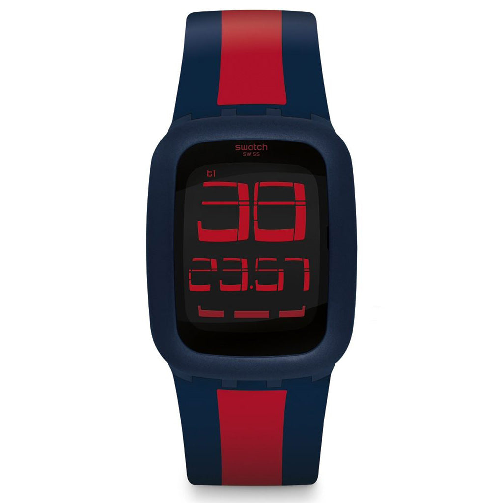 SWATCH TOUCH DARK BLUE & RED