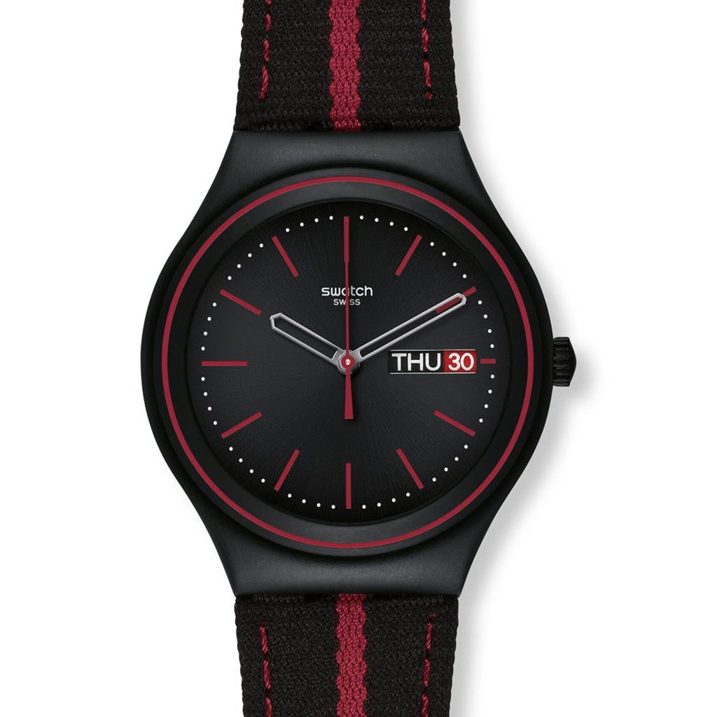 Swatch Irony Big The Prince of Red Stripe YGB7000