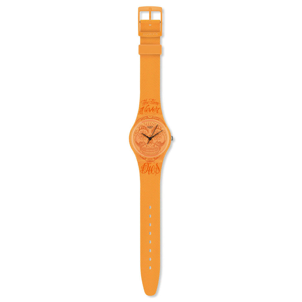 TIME NEVER DIES ORANGE