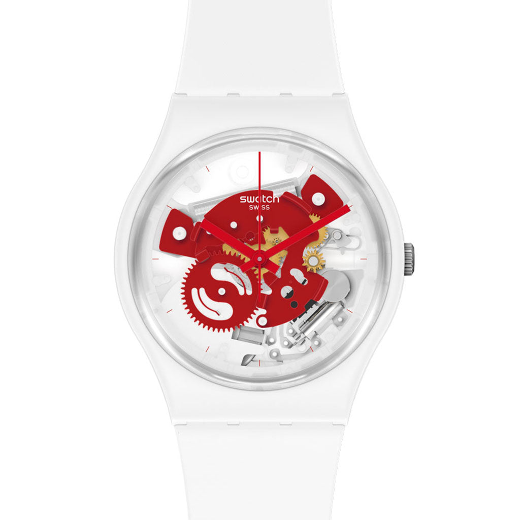 Swatch Gent Time To Red Small SO31W104