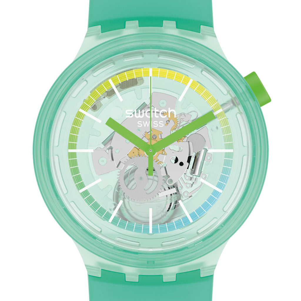 Swatch Big Bold Turquoise Pay! SO27L100-5300