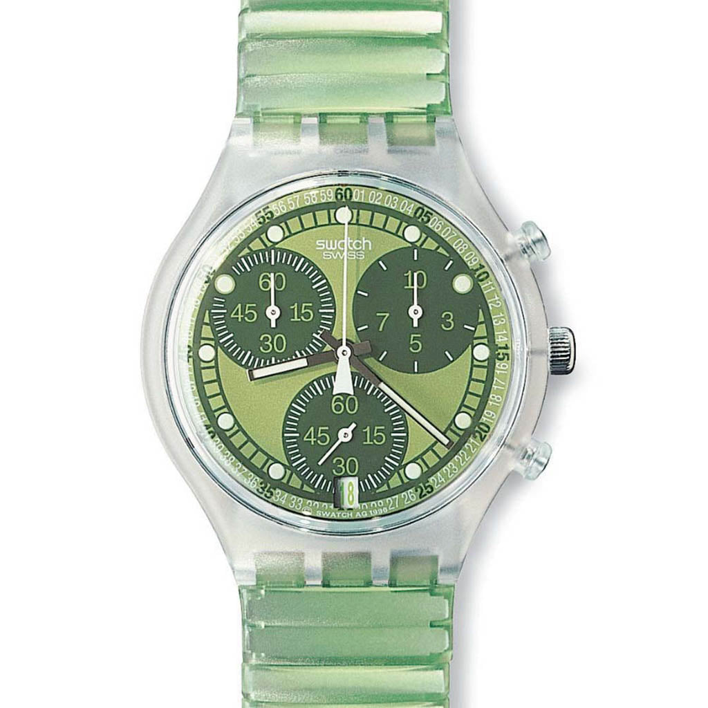 Swatch Chrono Virtual Green SCK410