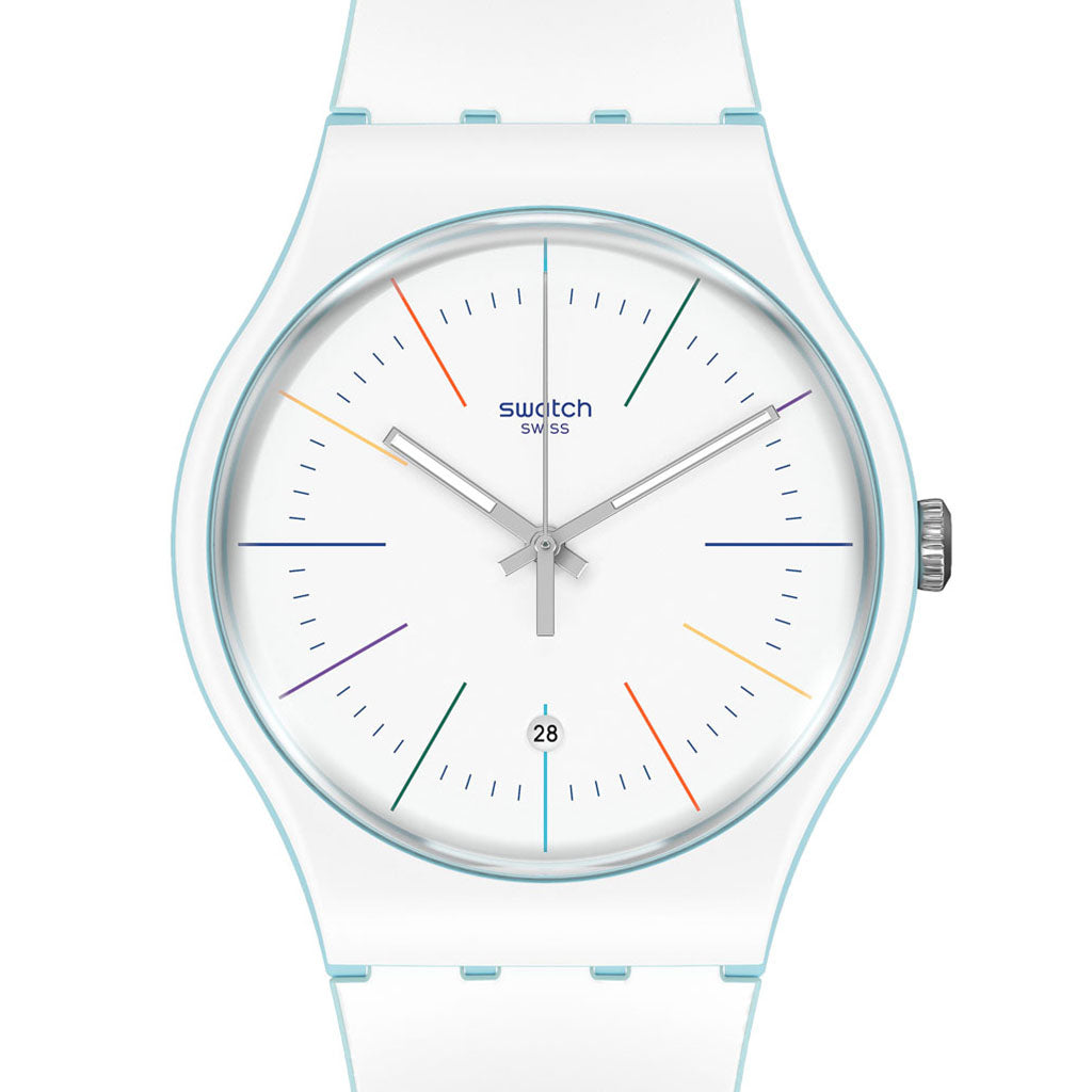 Swatch New Gent White Layered SUOS404