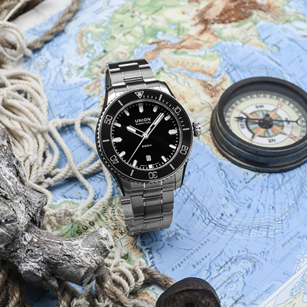 Belisar Datum Sport Black Stainless Steel