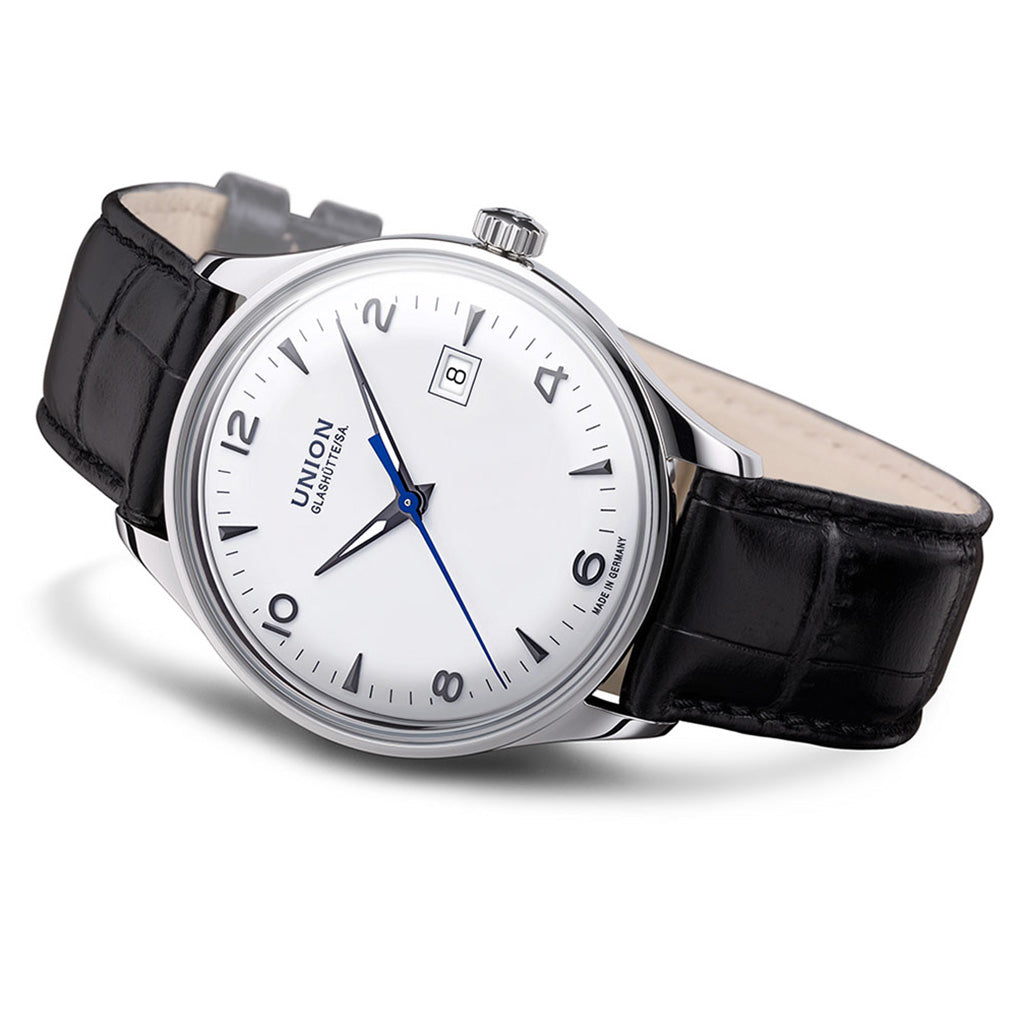 Noramis Datum White Leather Black