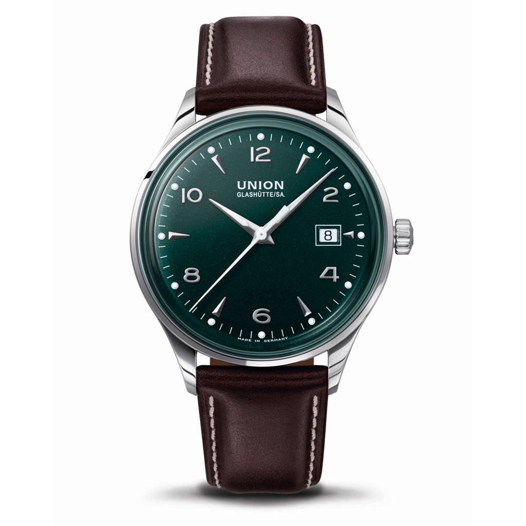 Noramis Datum Dark Green Leather Brown
