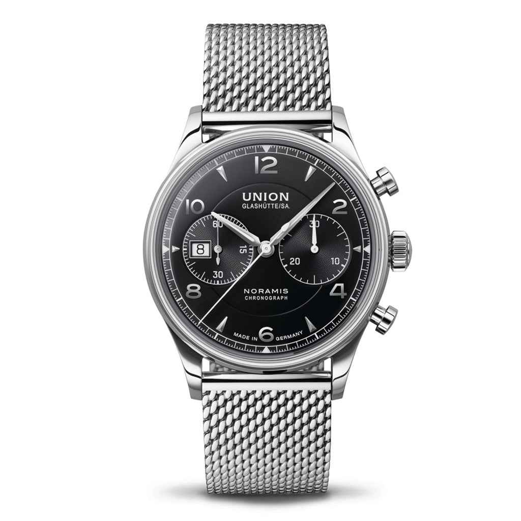 Noramis Chronograph Black Milanaise
