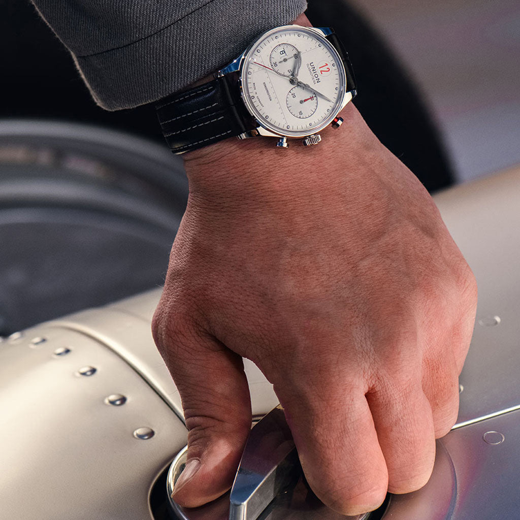 Noramis Chronograph Sonderedition Paul Pietsch Silber