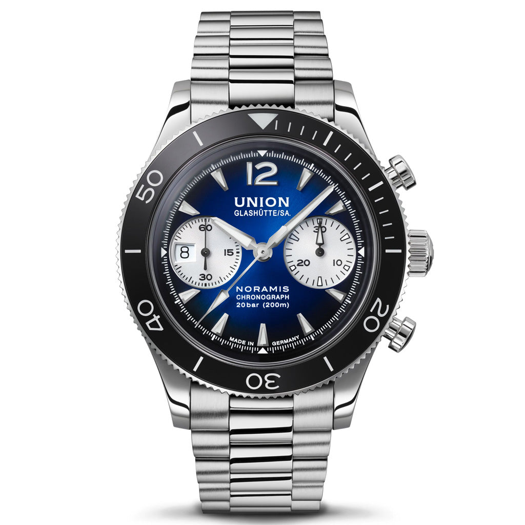 Noramis Chronograph Sport - Blau - Stahlband