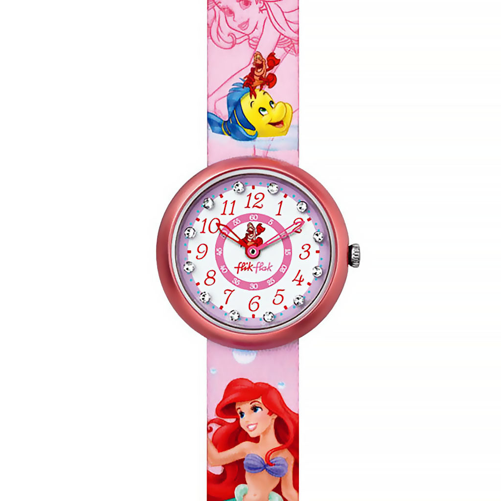 Swatch Flik Flak DISNEY PRINCESS SUMMER PALACE THE LITTLE MERMAID FLN047
