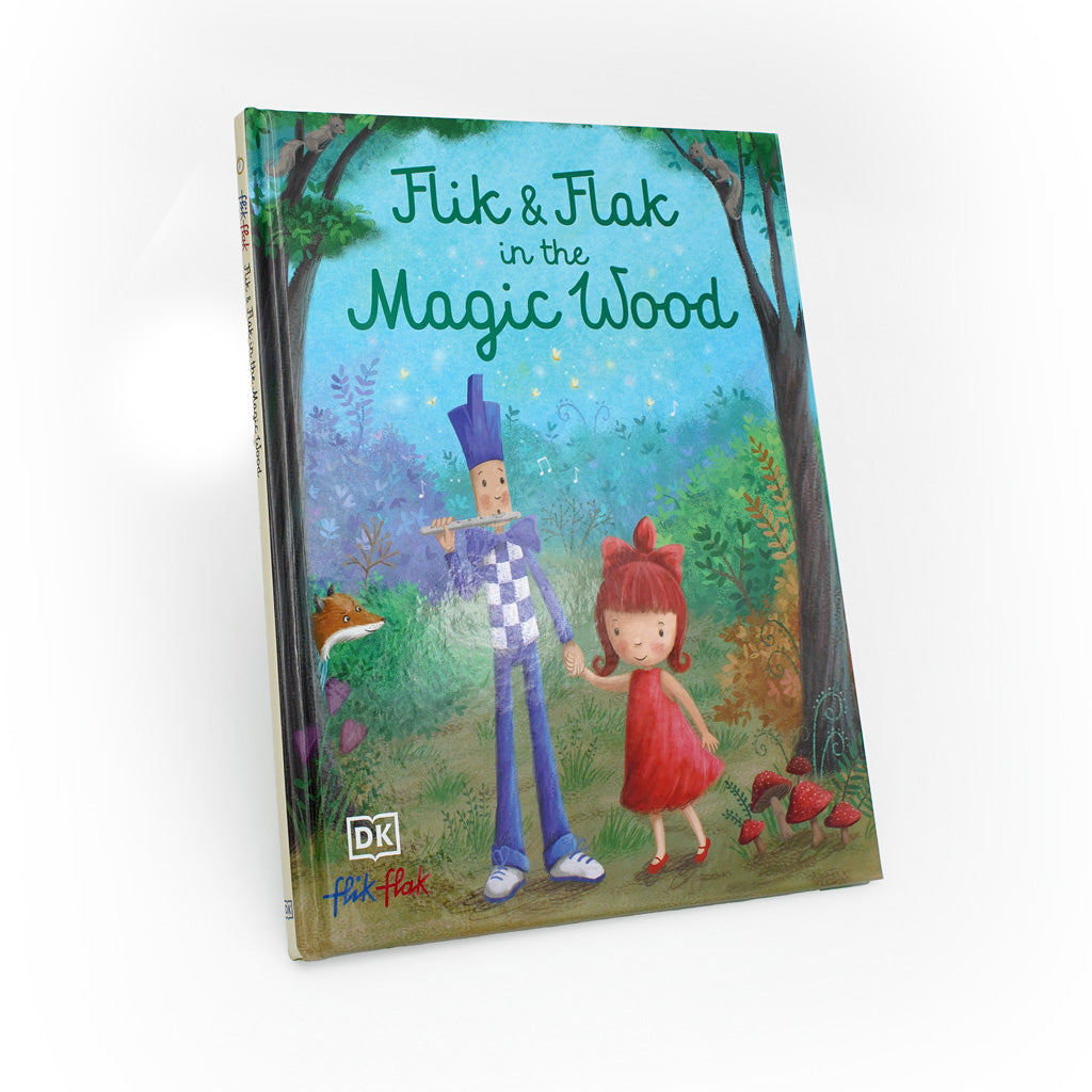 Flik Flak gift packaging with book Flik & Flak in the Magic Wood FGP002-EN