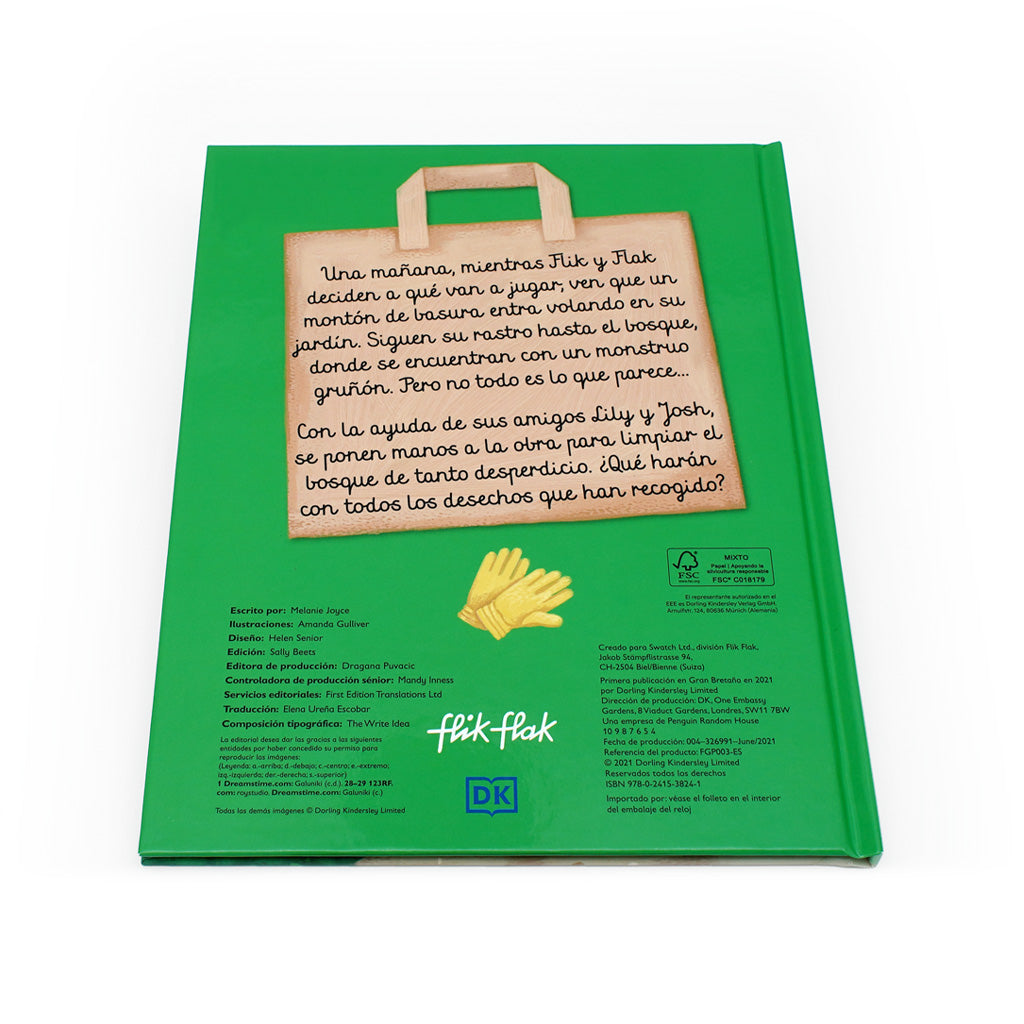 Embalaje de regalo de Flik Flak con el libro Flik & Flak al rescate FGP003-ES
