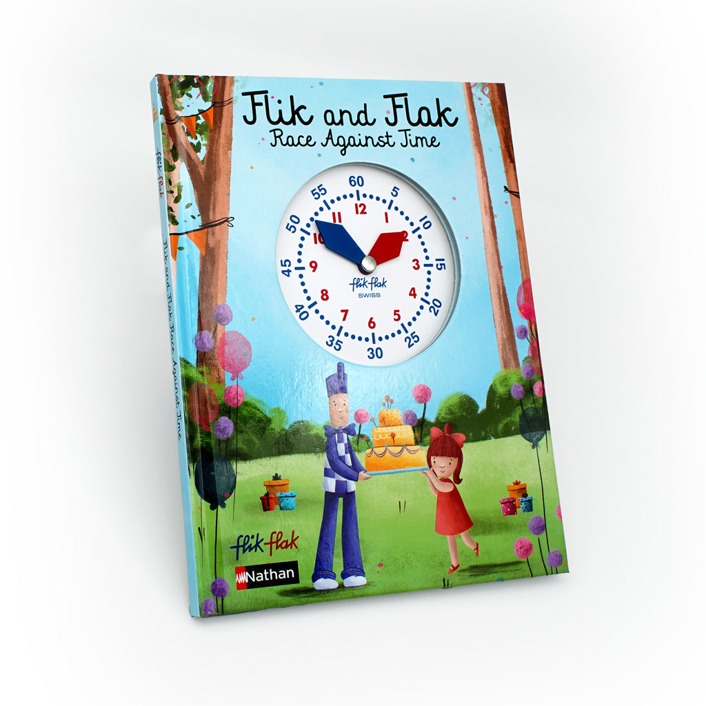Flik Flak gift packaging with the book Flik & Flak Race Against Time FGP004-DE