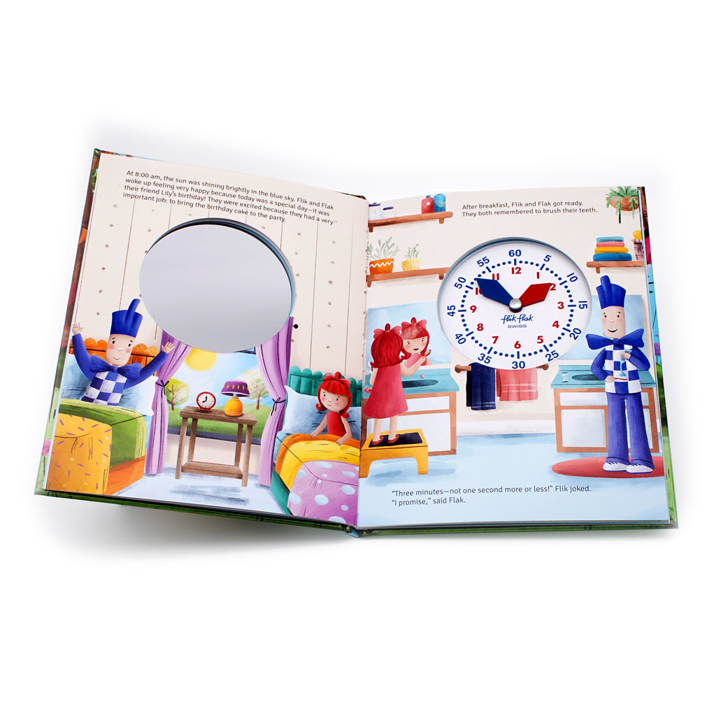 Flik Flak gift packaging with the book Flik & Flak Race Against Time FGP004-DE