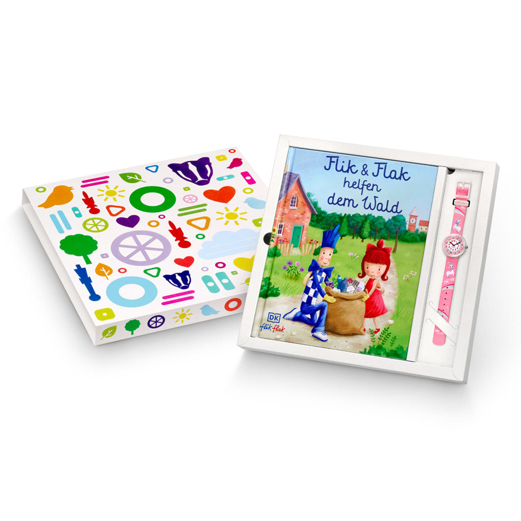 Flik Flak Sonderverpackung mit Buch Flik & Flak helfen dem Wald FGP003-DE