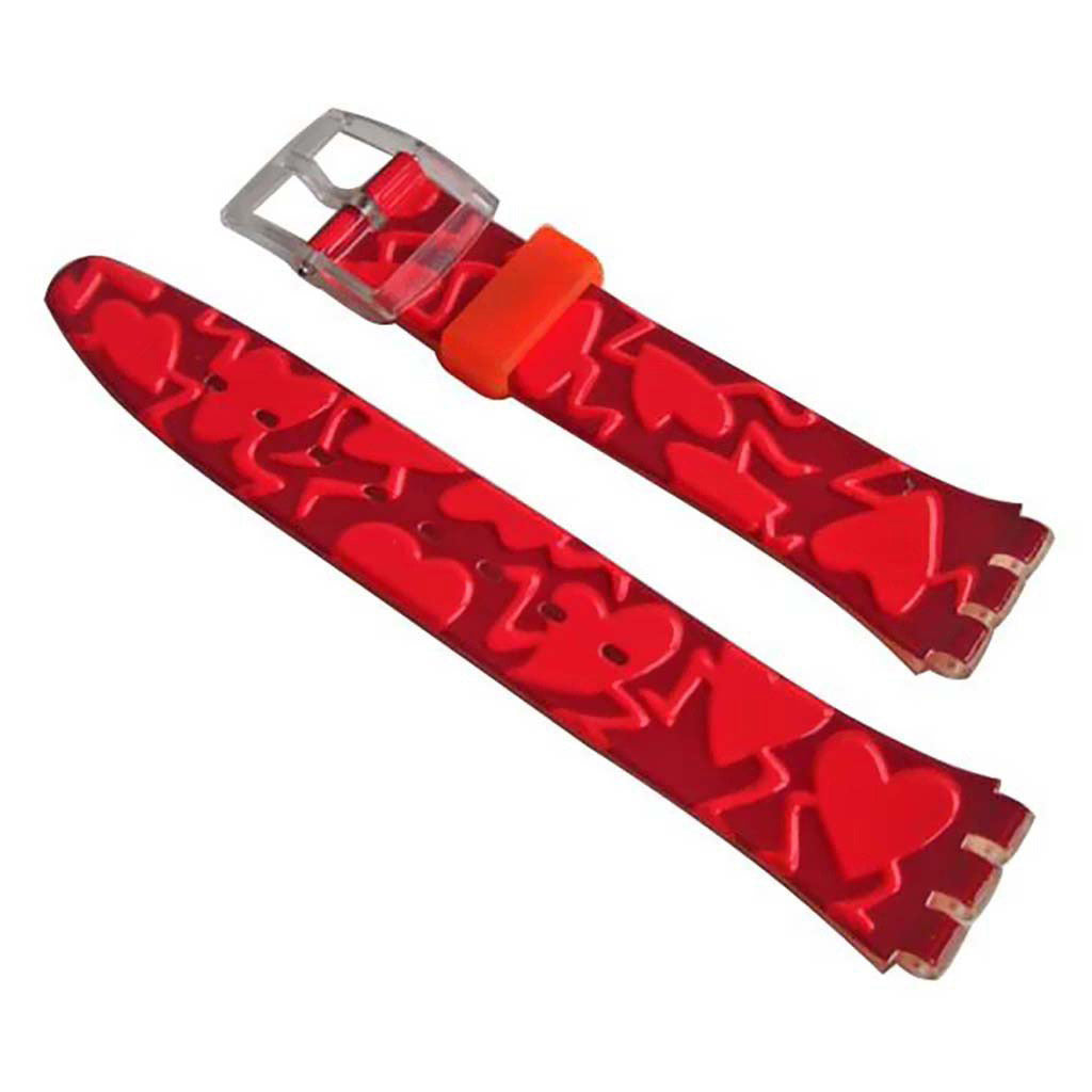 Swatch Gent Ersatzband POUNDING HEART AGK237