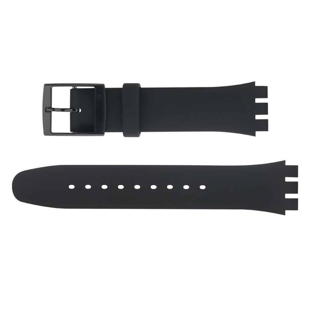 Swatch Ersatzband Think Time Black ASO32B106