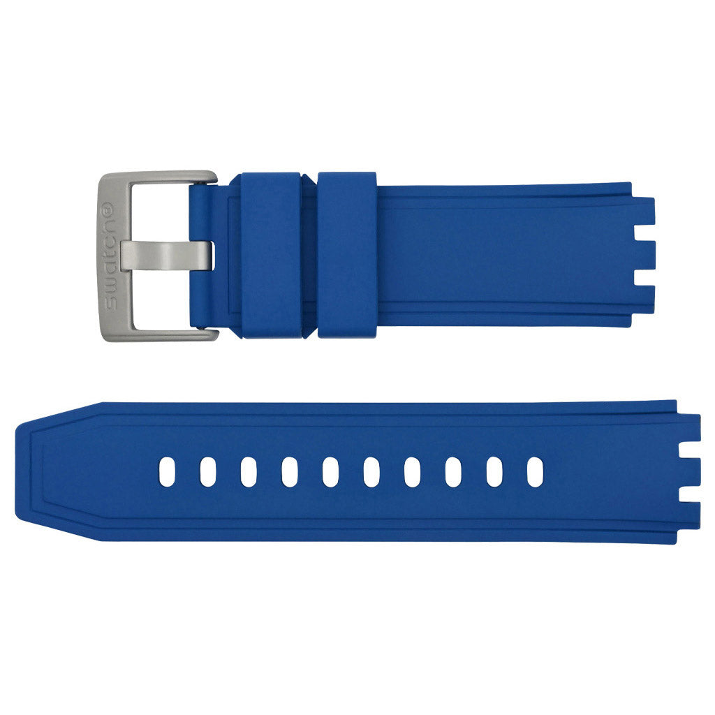 Original Ersatzband der Swatch Big Bold BLUE IN THE WORKS ASB07S115