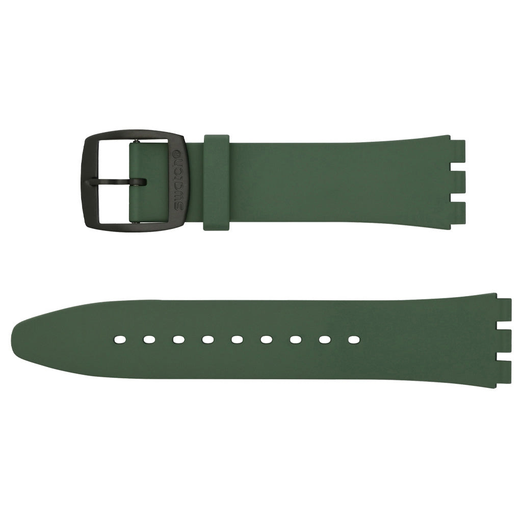 Original Ersatzband der Swatch Skin Irony 42 GREEN VISION ASS07B112