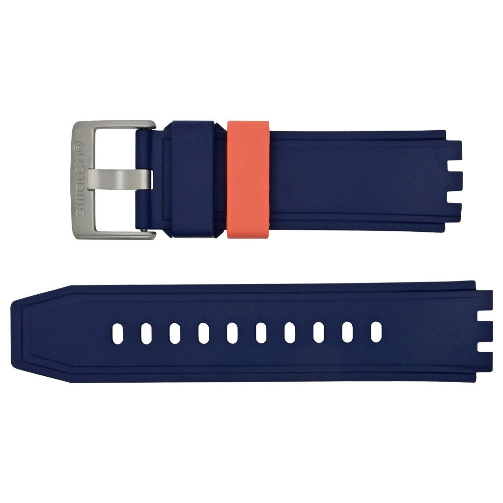 Original Ersatzband der Swatch Big Bold ORANGE IN THE WORKS ASB07S114