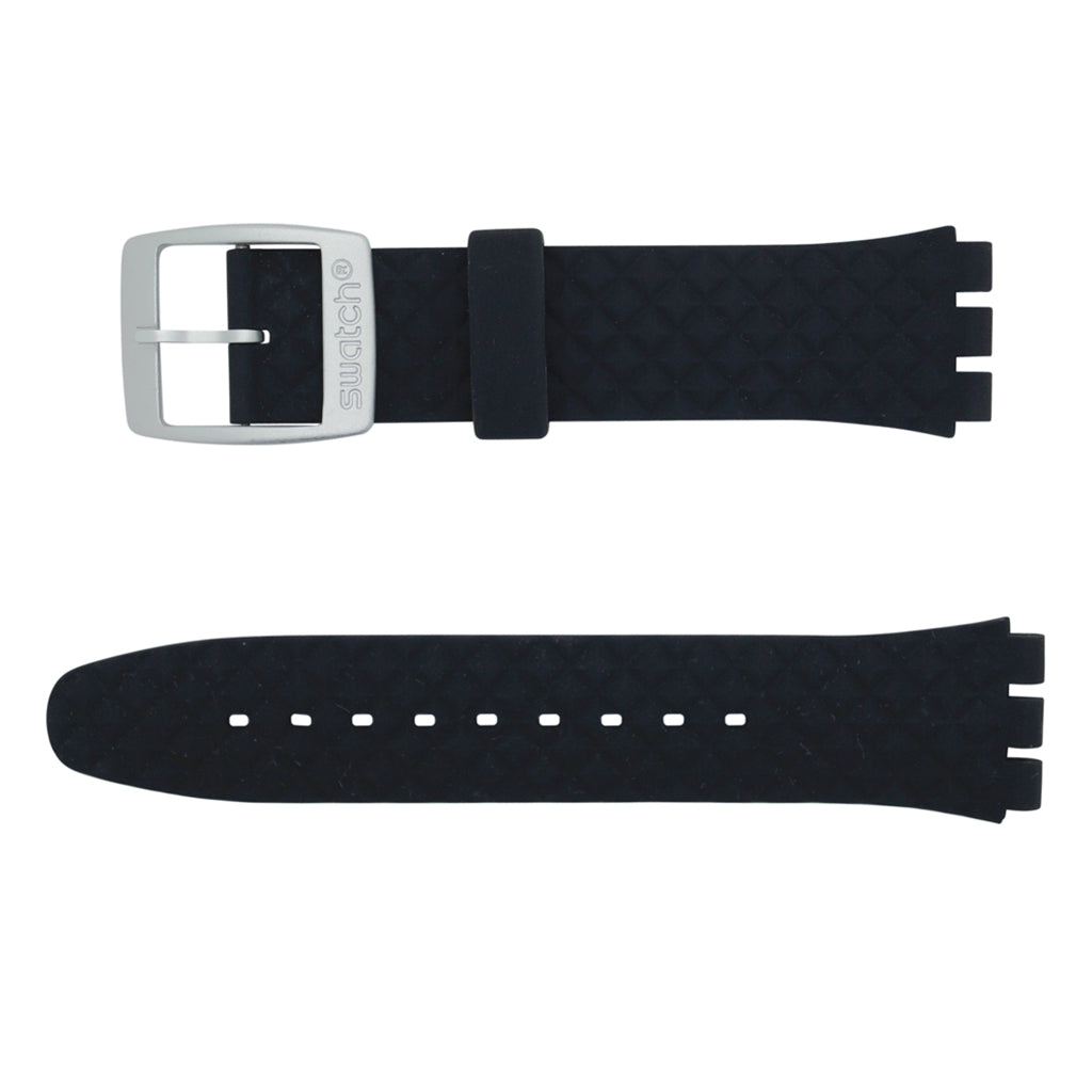 Swatch Ersatzband Diaphane Black Rubber ASVCK0001