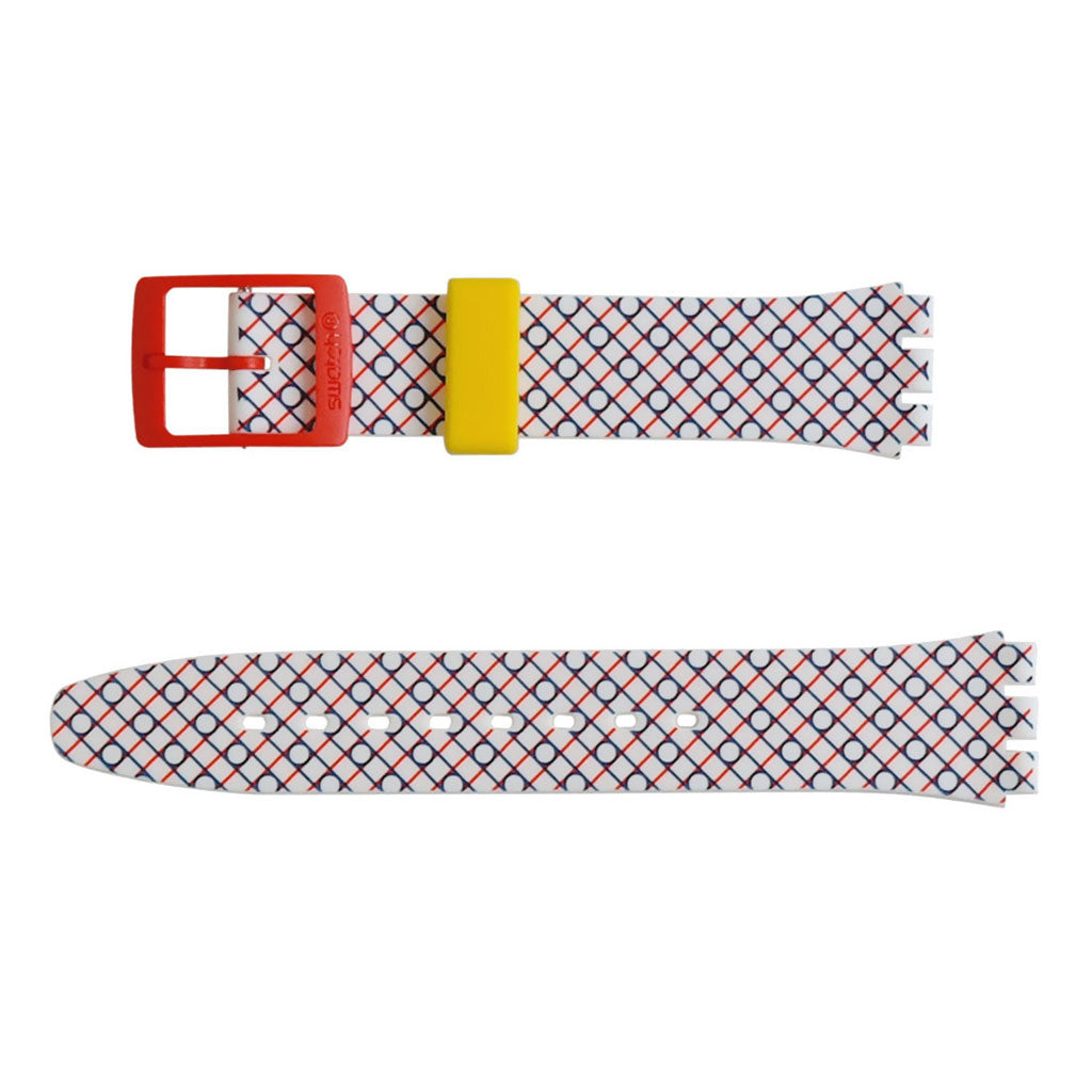 Swatch Ersatzband Duet in Blue & Red AGZ298