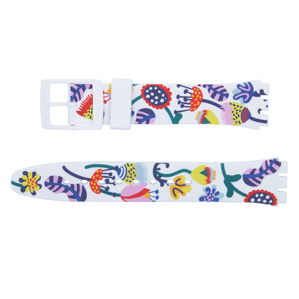 Swatch Ersatzband Just Flowers AGW213