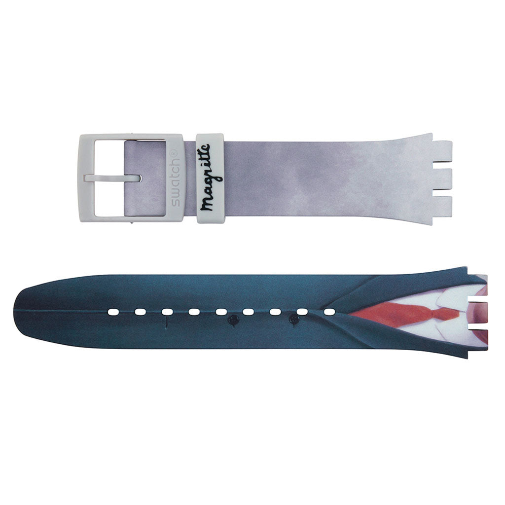 Original Swatch Ersatzband Le Fils De L'homme By Rene Magritte ASUOZ350