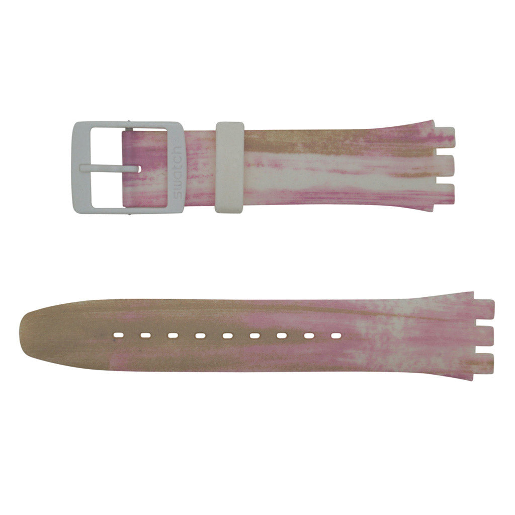 Swatch Ersatzband Pinkquarelle ASUOW151