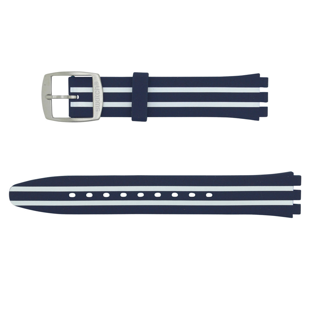 Swatch Ersatzband Skinblueiron ASYXS106
