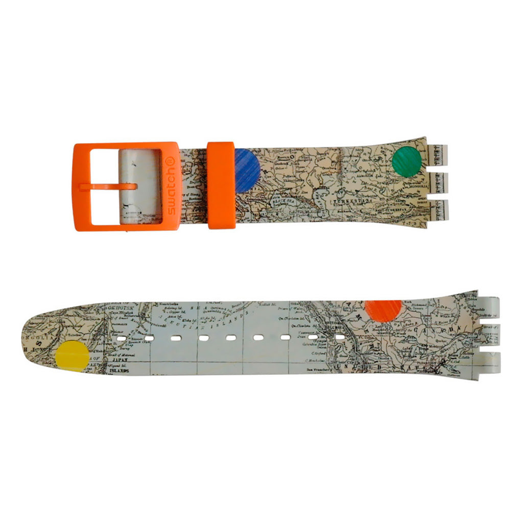 Swatch Ersatzband This is my Map ASUOZ198