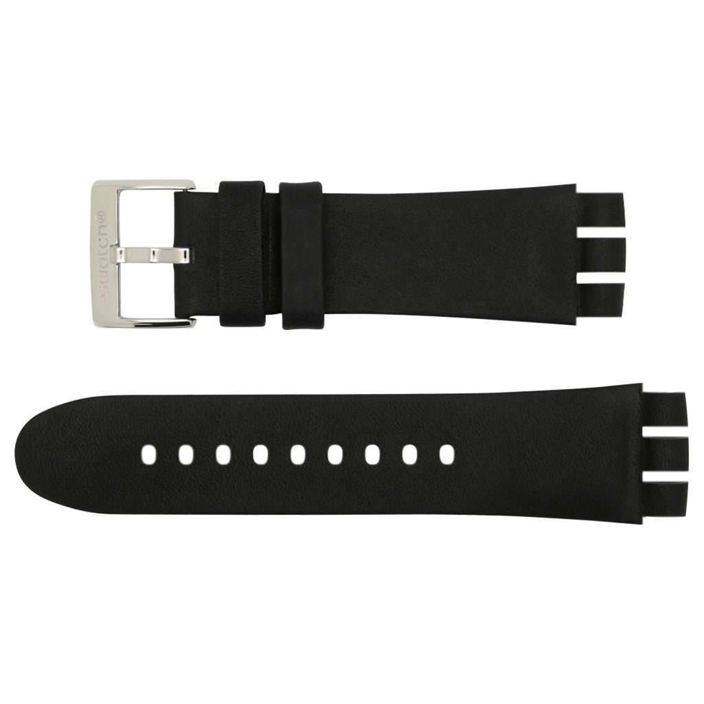 Swatch Ersatzband BLACK LEATHER - IRONY THE CHRONO