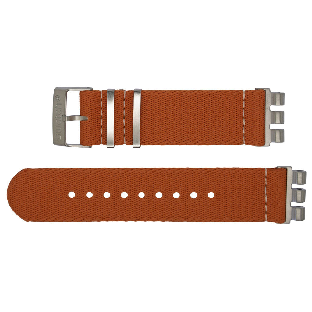 Original Ersatzband der Swatch Irony New Chrono VACATION TIME AYVS101