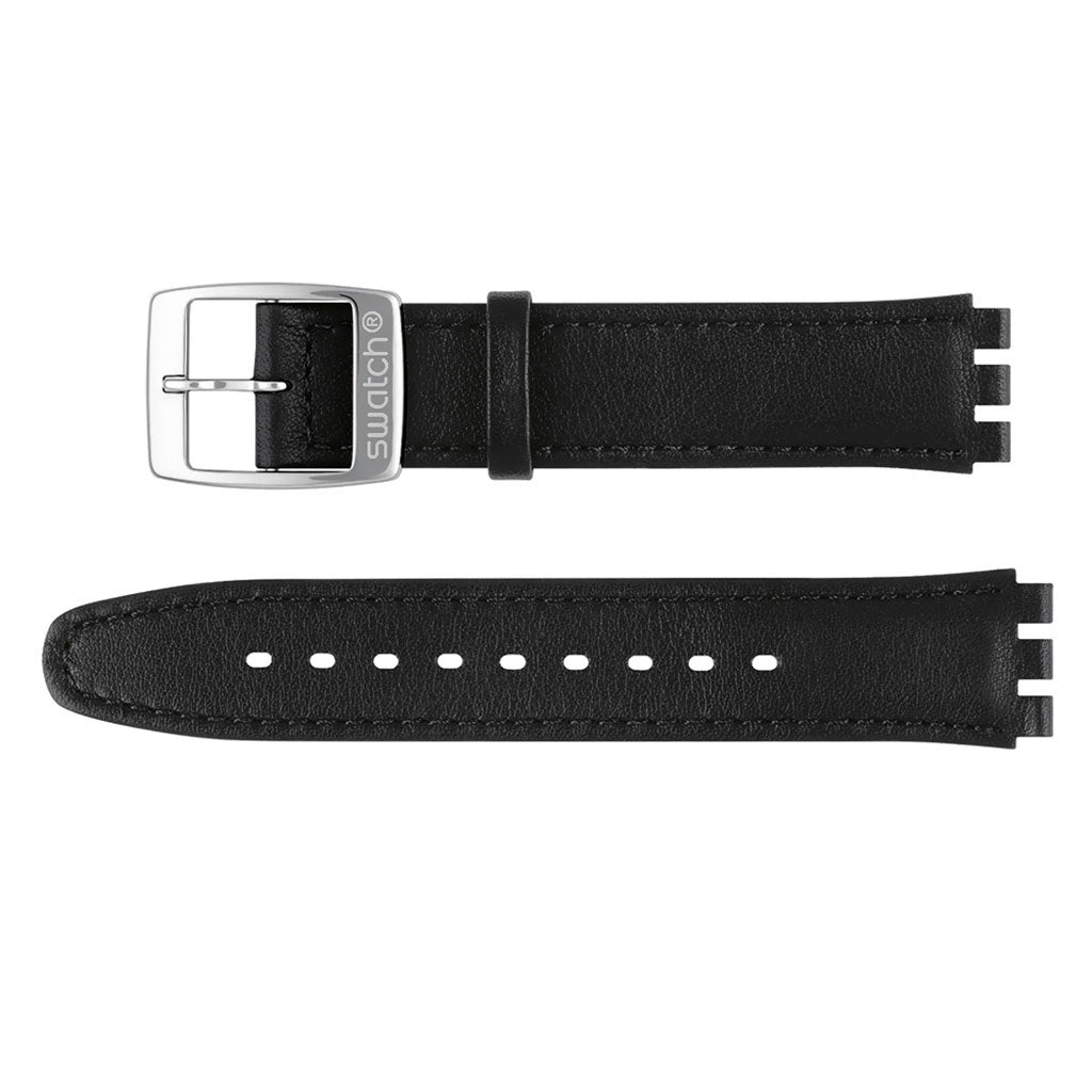 Swatch Ersatzband Irony Big Black Leather AYGS002