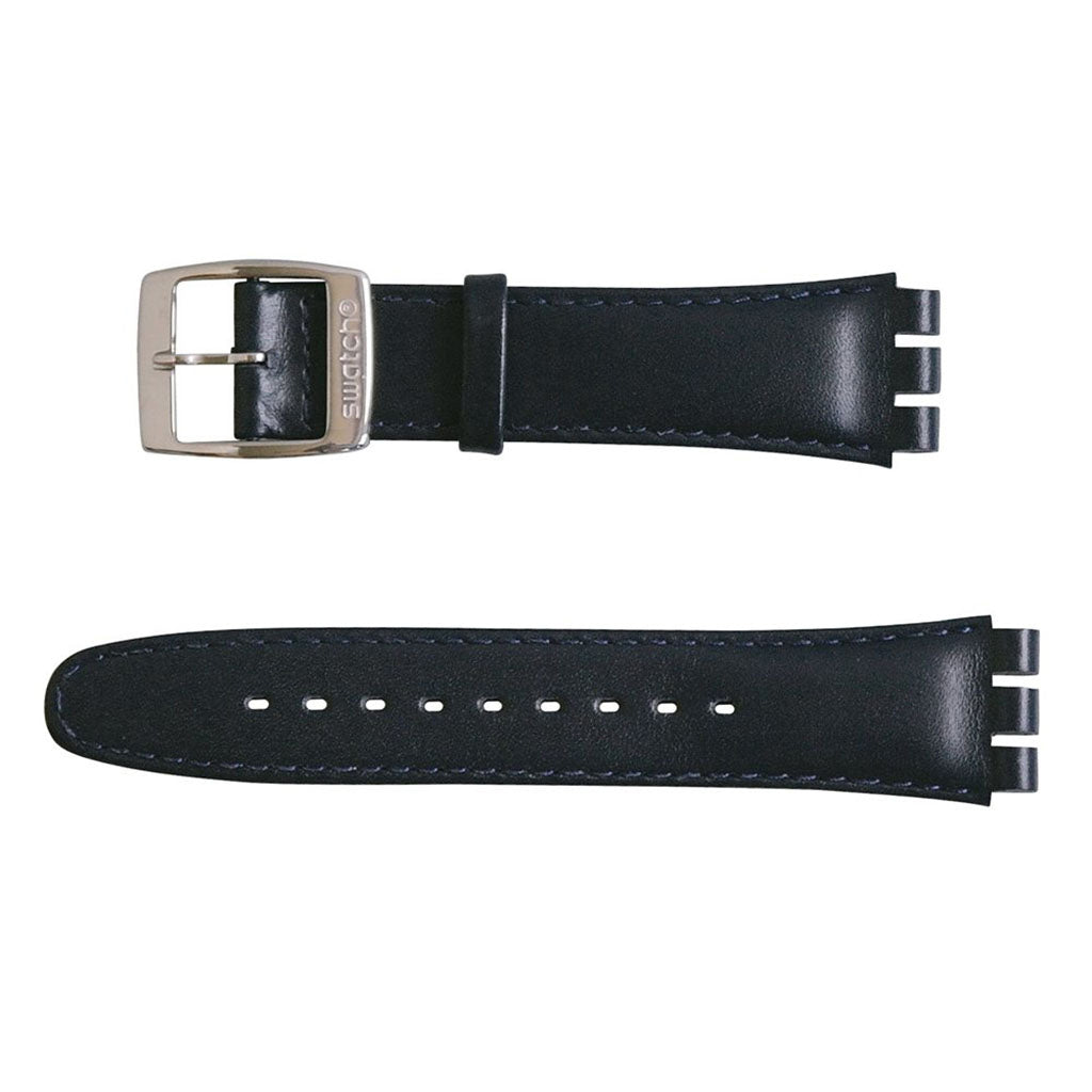Swatch Ersatzband Chrono Dark Blue Leather AYCS004